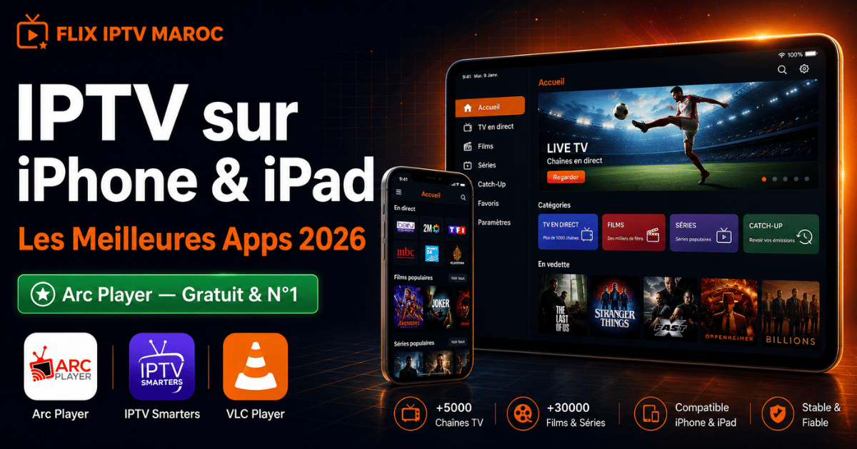 Les meilleures applications IPTV pour iPhone et iPad